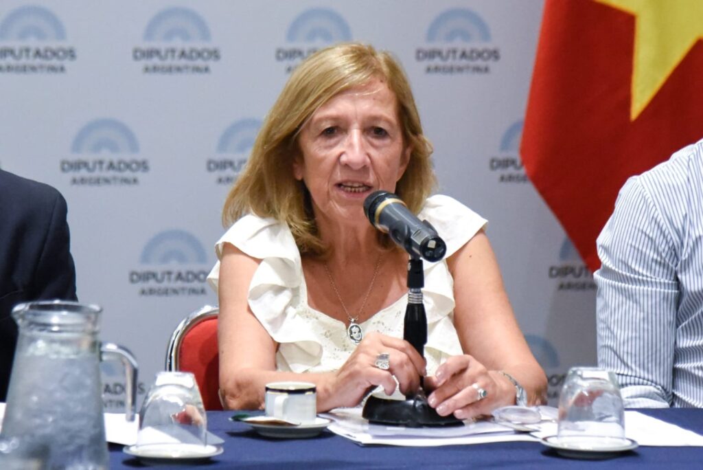 La senadora bonaerense de Fuerza Patria, María Rosa Martínez.