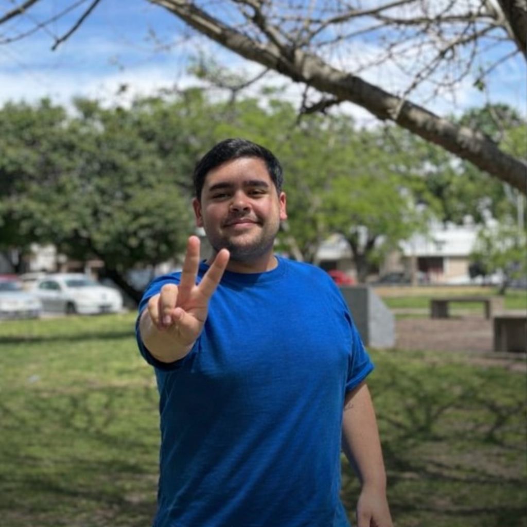 El ahora excandidato de La Cámpora para presidir el PJ en 25 de Mayo, Mateo Quattrini.