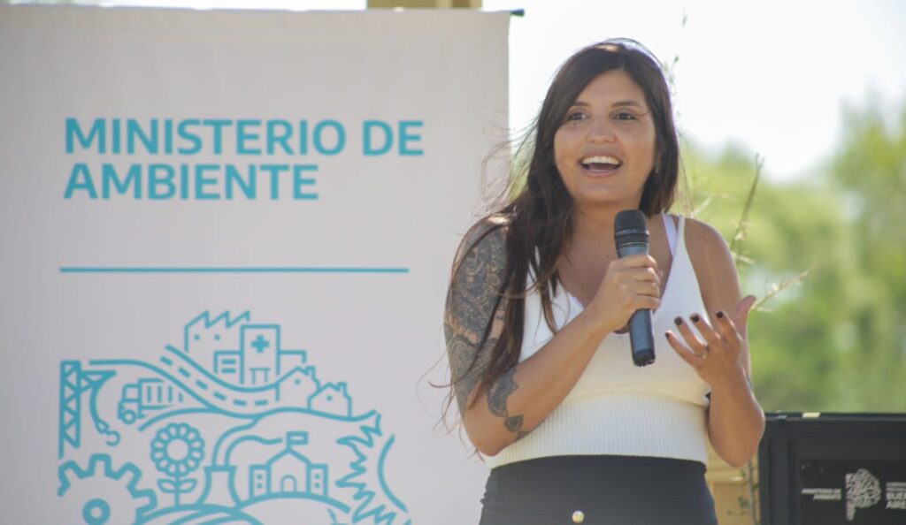 La ministra de Ambiente de la provincia de Buenos Aires, Daniela Villar. 