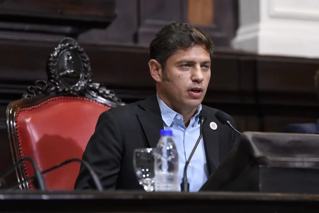 El gobernador Axel Kicillof prepara su discurso ante la Asamblea Legislativa para abrir el 154° período de sesiones ordinarias.