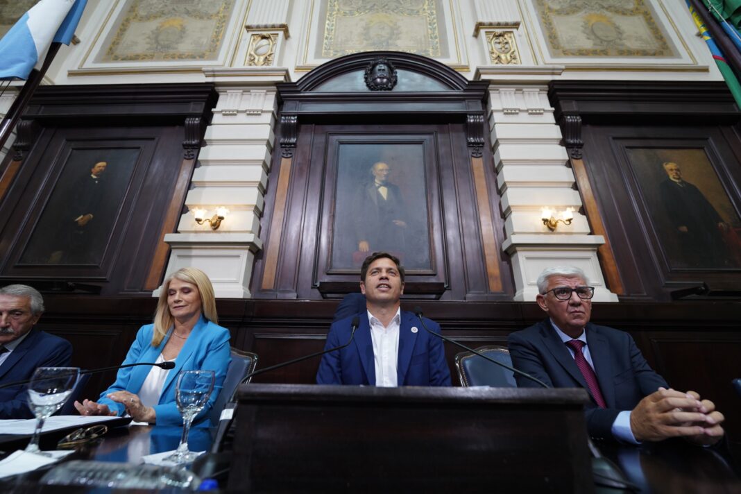 El gobernador Axel Kicillof este lunes dará su tradicional discurso ante la Asamblea Legislativa para abrir el 154° período de sesiones ordinarias.