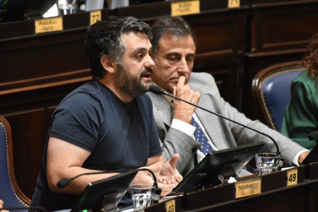 El peronista Facundo Tignanelli presentó un proyecto en Diputados que tiene por objetivo permitir la suspensión de leyes nacionales en la provincia.