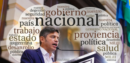 Repasá las estadísticas, palabras más repetidas y conceptos ordenadores en el discurso de Axel Kicillof.