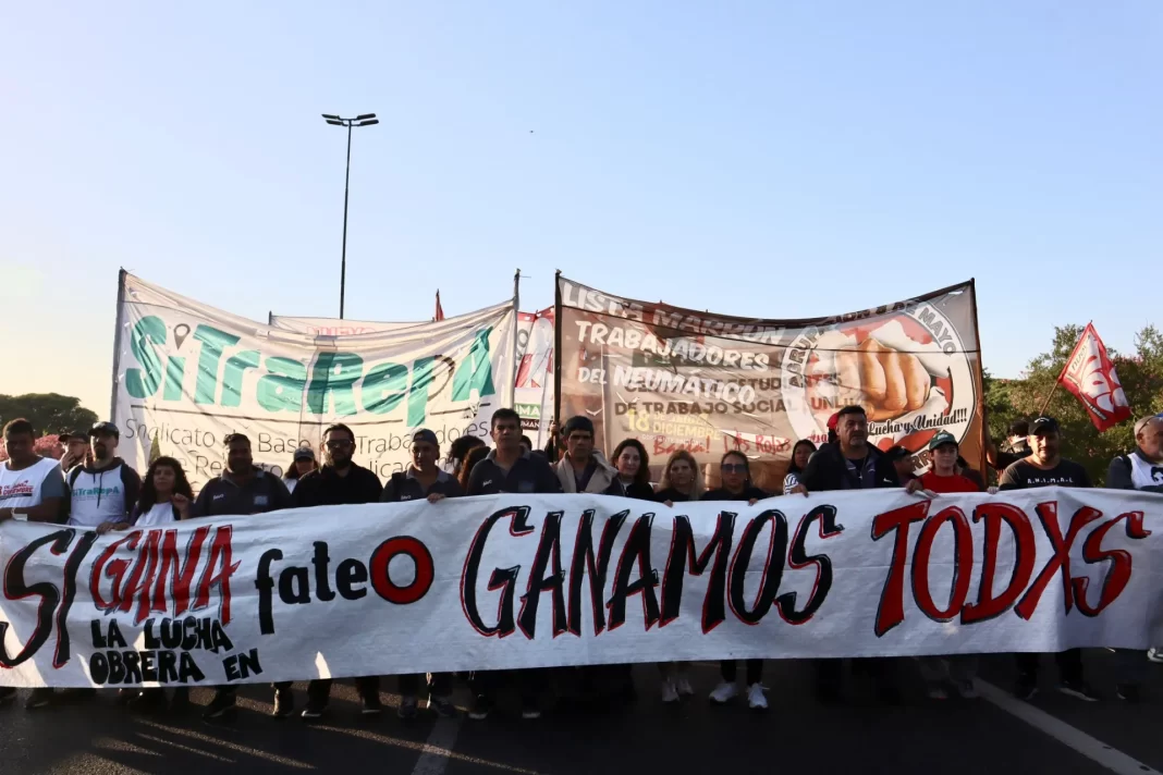 Luego de convocar un paro de 24 horas con movilización, el SUTNA alertó que acudirá a la Justicia para pedir la intervención estatal de FATE.