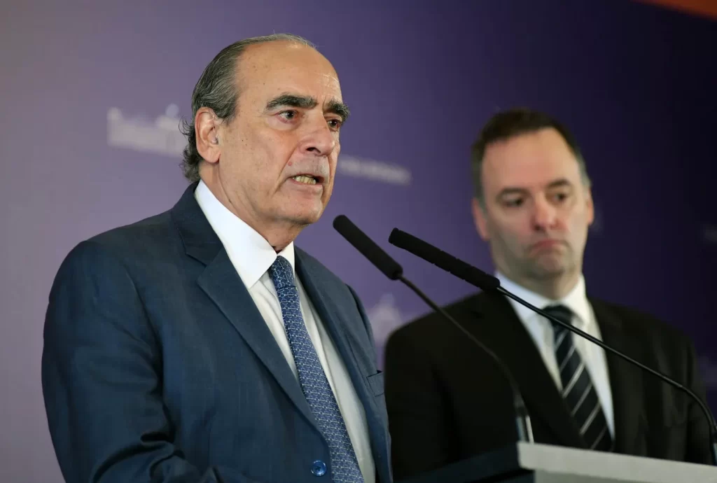 Manuel Adorni y Guillermo Francos, protagonistas de los últimos informes de gestión del Ejecutivo ante el Congreso.