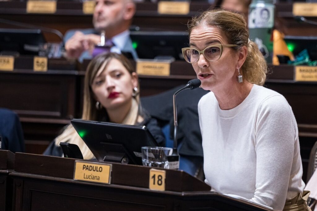 
Luciana Padulo, la diputada bonaerense de Unión por la Patria que impulsa la creación de espacios de autorregulación en todas las escuelas de la Provincia. 