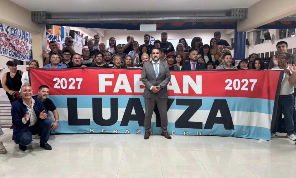 El diputado bonaerense, Fabián Luayza, mostró fuerza política para competir por la intendencia de Berazategui en 2027.