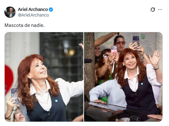 El diputado bonaerense de La Cámpora, Ariel Archanco, también respaldó a Cristina Kirchner en la previa de su declaración en Comodoro Py. 
