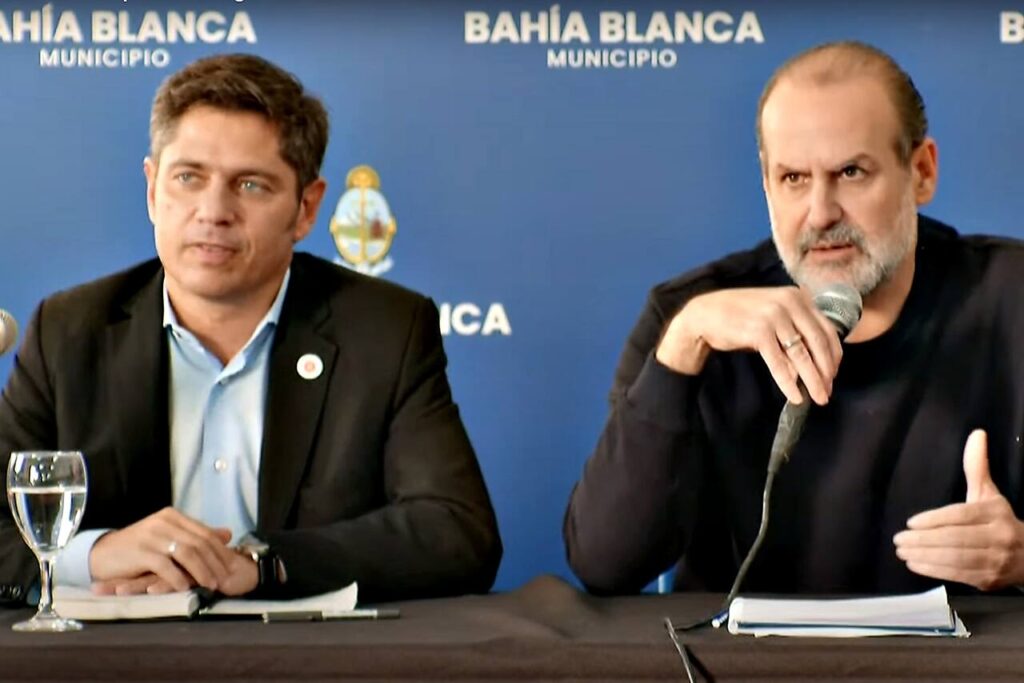 El gobernador Axel Kicillof estará en Bahía Blanca junto con el intendente peronista Federico Susbielles.