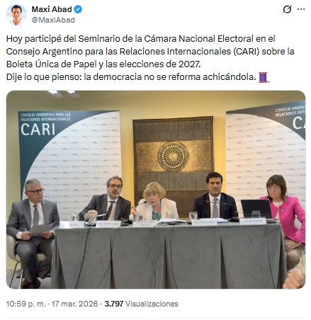 La senadora, Nerina Neumann, reflotó en la Legislatura el proyecto para implementar la Boleta Única de Papel en la provincia de Buenos Aires.
