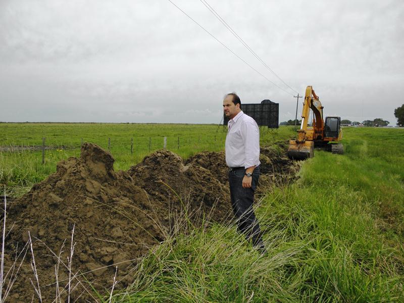 Tras la reunión con Katopodis, el intendente de Tordillo destacó el avance de las obras del acueducto.