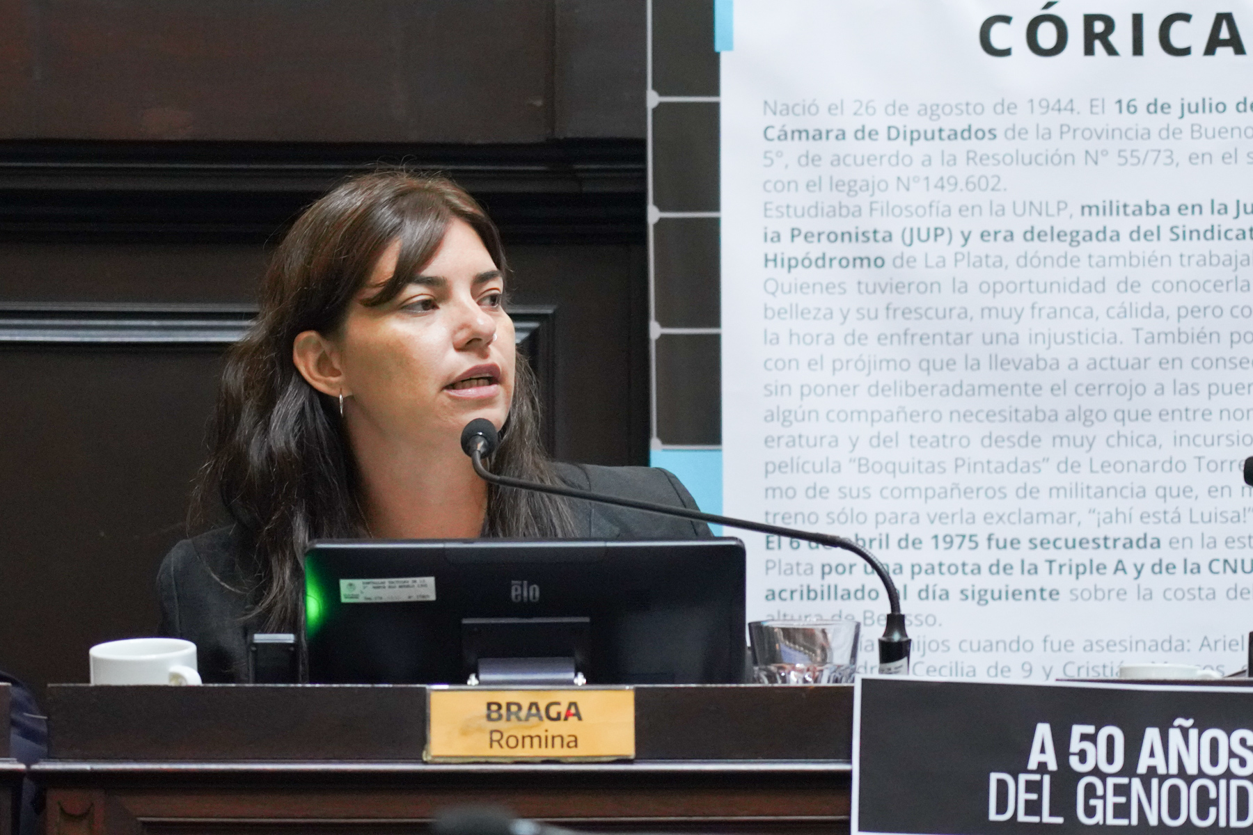 Diputados: el discurso de Romina Braga por el Día de la Memoria. 