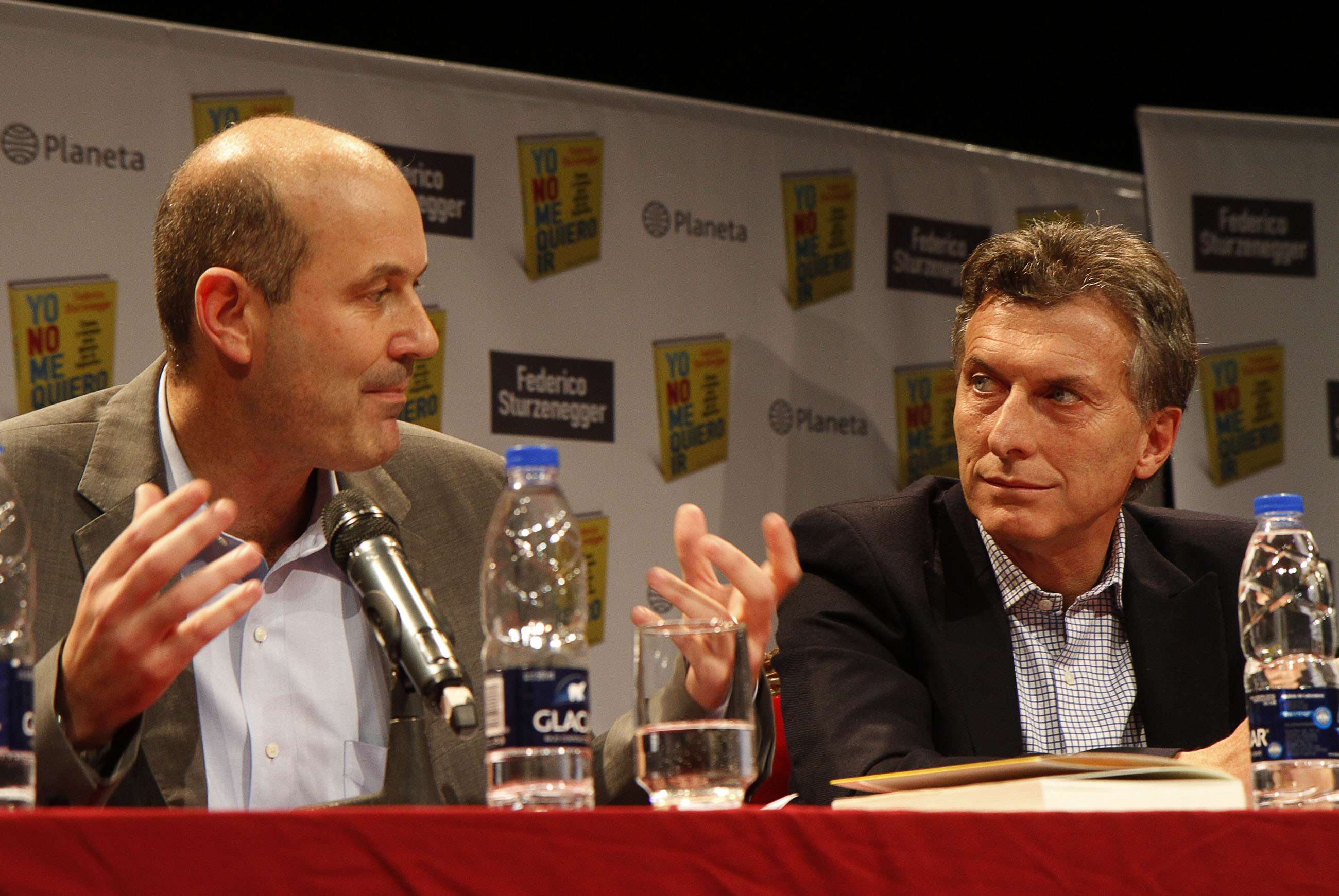 
Federico Sturzenegger y Mauricio Macri. 