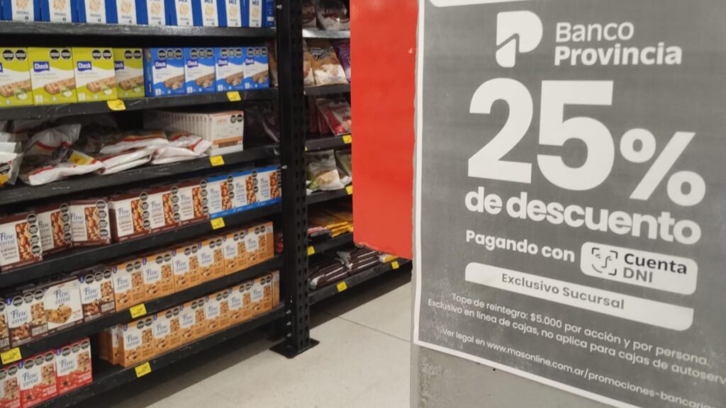 
El Banco Provincia incentiva el uso de cuenta DNI con descuentos claves en supermercados y comercios de cercanía. 
