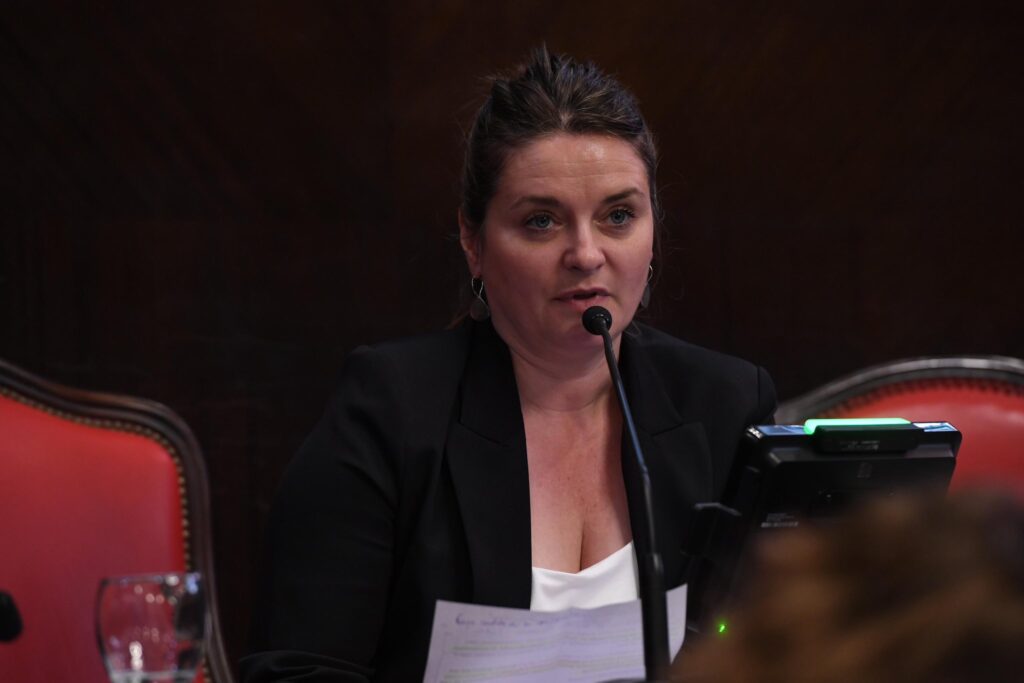
Senado bonaerense: Nerina Neumann Losada conmemoró el 50° aniversario del golpe de Estado. 