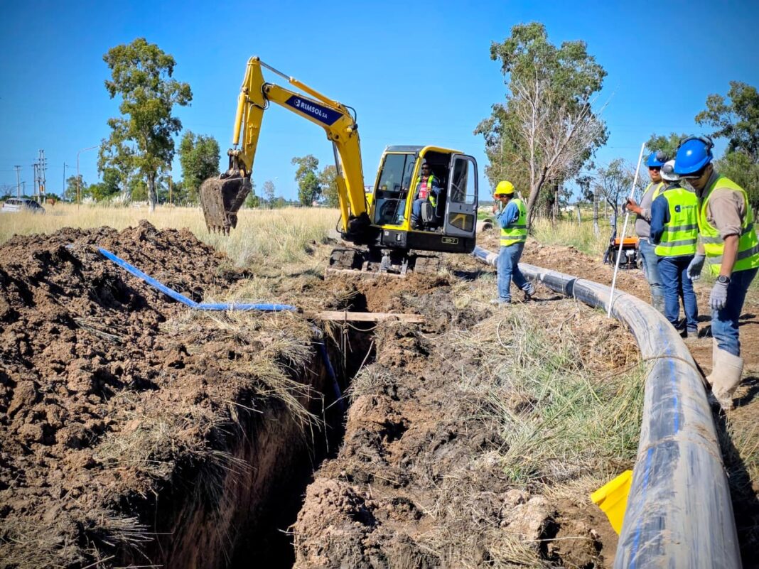 Las autoridades de Coronel Rosales anunciaron la reanudación de la última etapa de trabajos de la instalación del acueducto D-315.