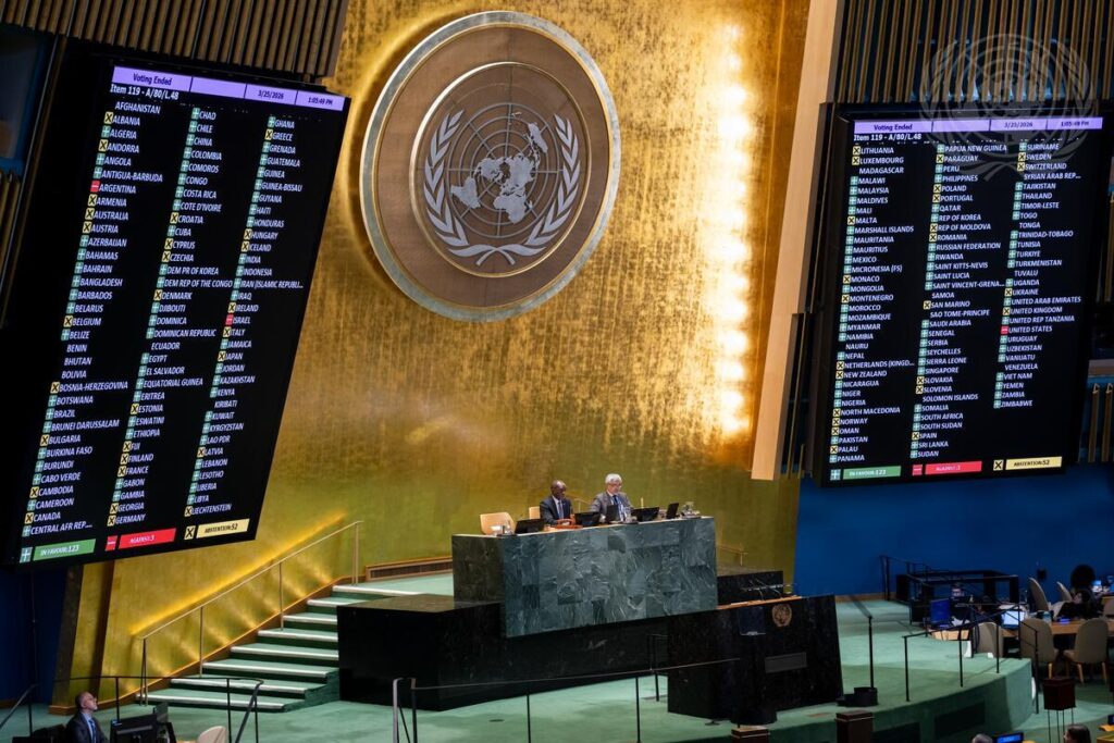 La diputada Nardini cuestionó el voto negativo de la comitiva argentina en la ONU al reconocimiento de la esclavitud transatlántica como "el mayor crimen contra la humanidad" 