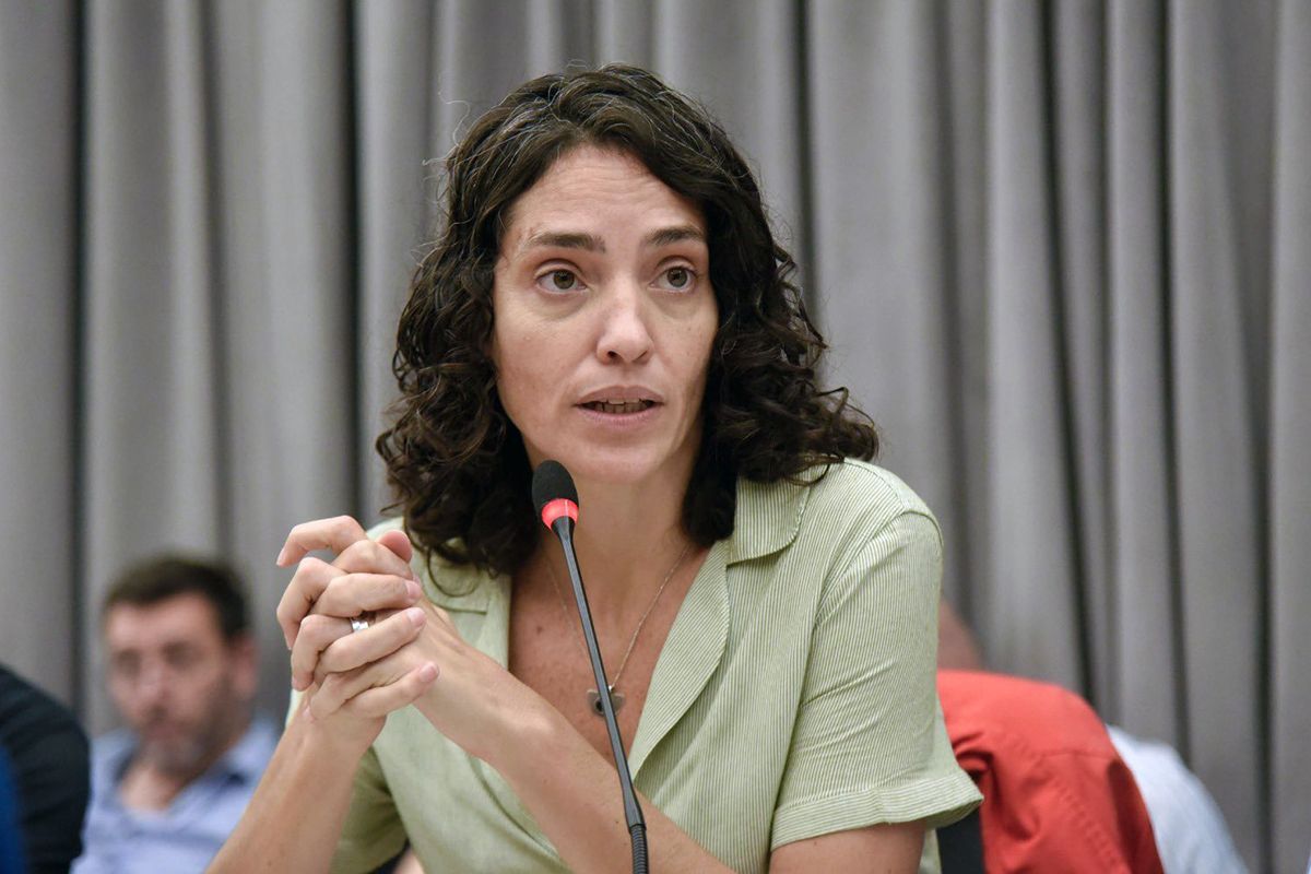 La diputada de Fuerza Patria, Paula Penacca, pidió la moción para solicitar la interpelación de Adorni.