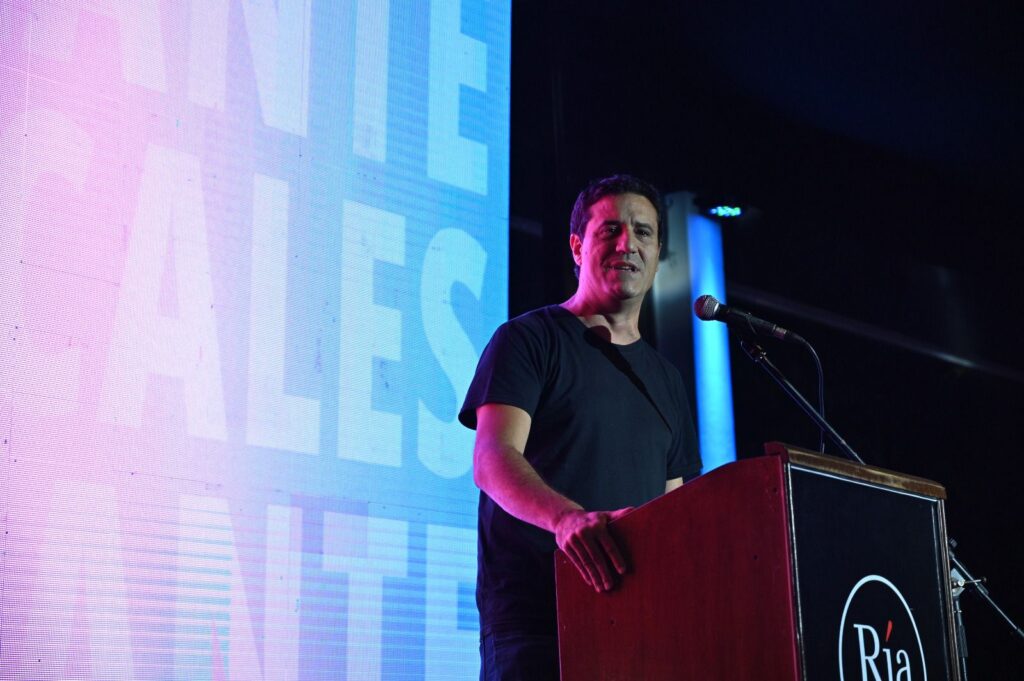 Maximiliano Abad fue el principal orador del evento de la UCR bonaerense en La Plata.