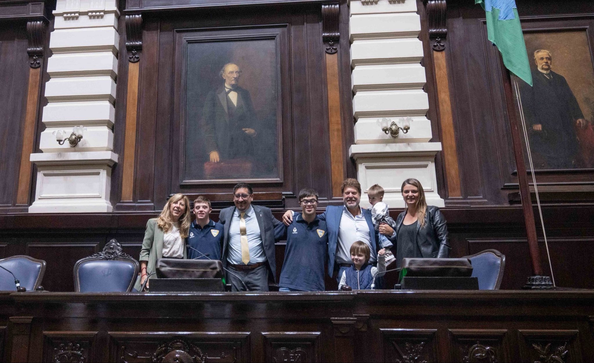 Diputados de todos los colores reconocieron a deportistas del Seleccionado Argentino de Básquet con síndrome de down.