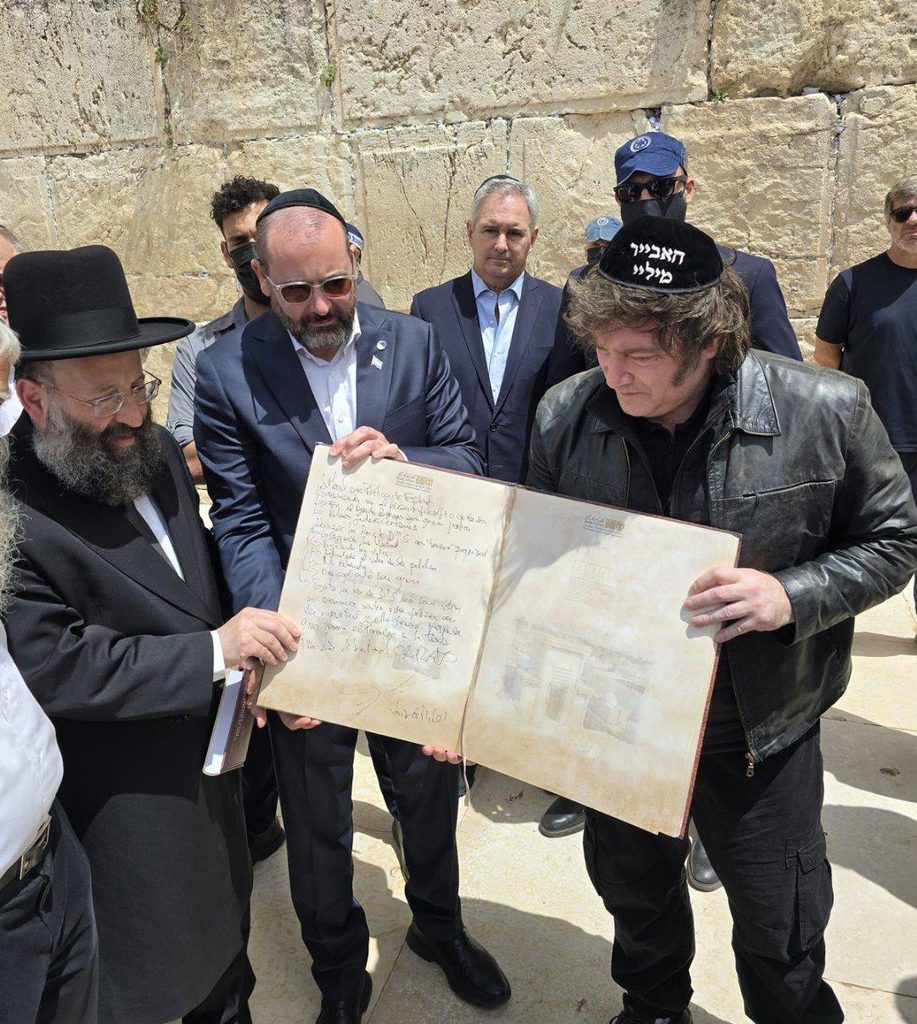 Milei inició su gira en Israel con anuncios sobre vuelos directos, inteligencia artificial y acuerdos regionales