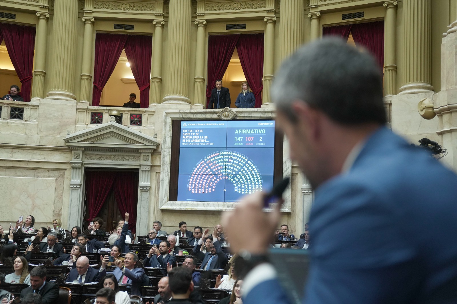 El jefe del bloque del PRO en la Cámara de Diputados, Cristian Ritondo, se refirió a la situación que involucra al jefe de Gabinete, Manuel Adorni.
