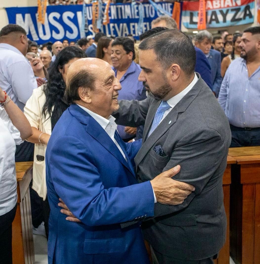 El diputado bonaerense Fabián Luayza y el ex intendente de Berazategui, Juan José Mussi. 