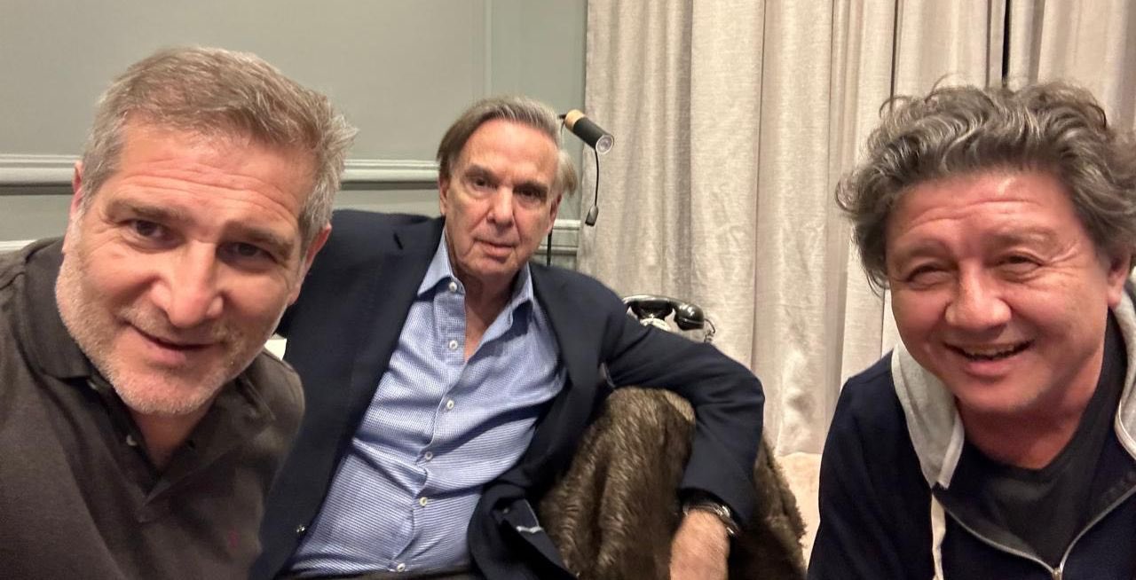 Los senadores bonaerenses, Sergio Vargas y Carlos Kikuchi, con el diputado nacional Miguel Ángel Pichetto.