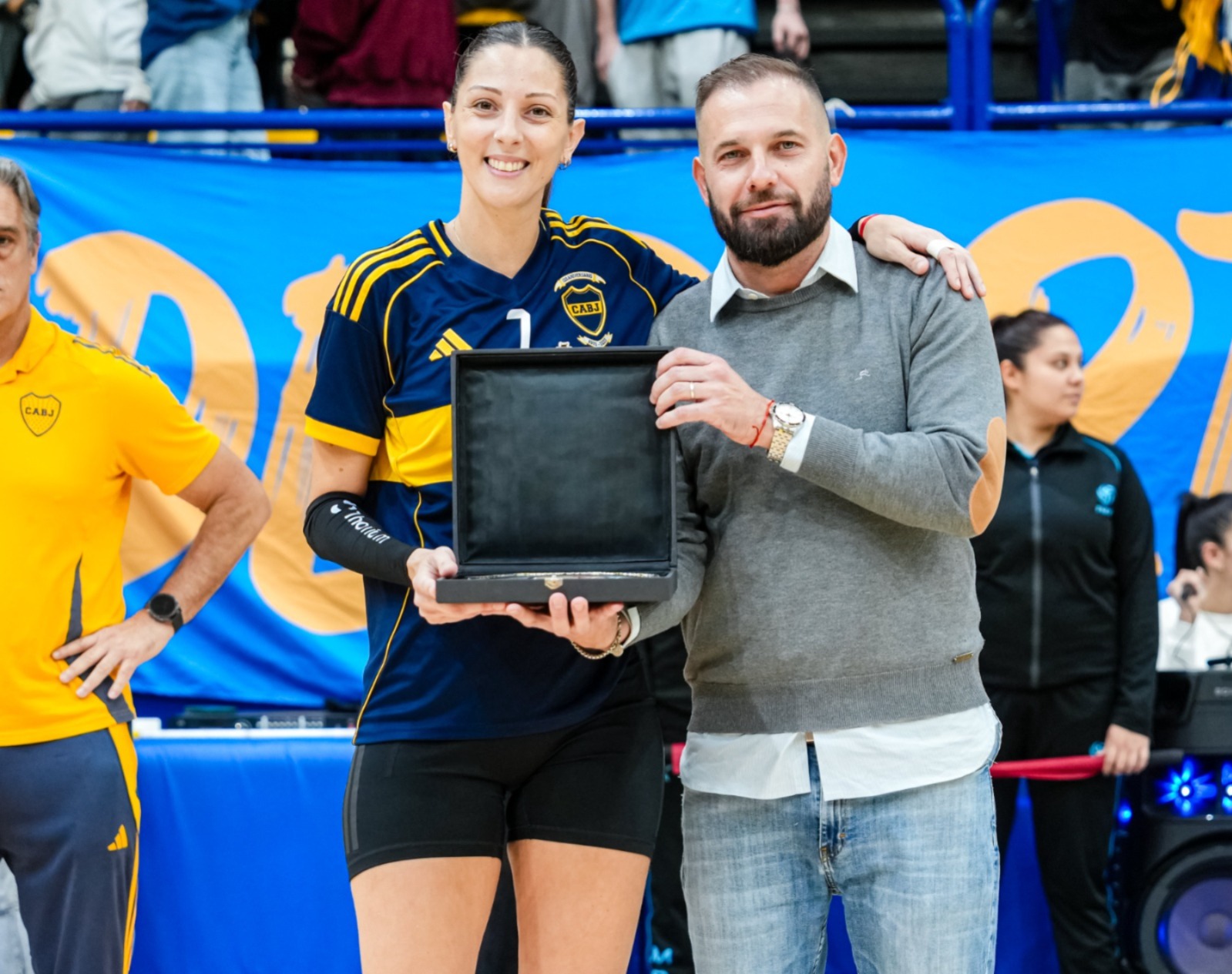 El diputado Caros Puglelli impulsó el reconocimiento a Victoria Zabala, quien se retiró obteniendo la Liga Argentina de Vóley con Boca.