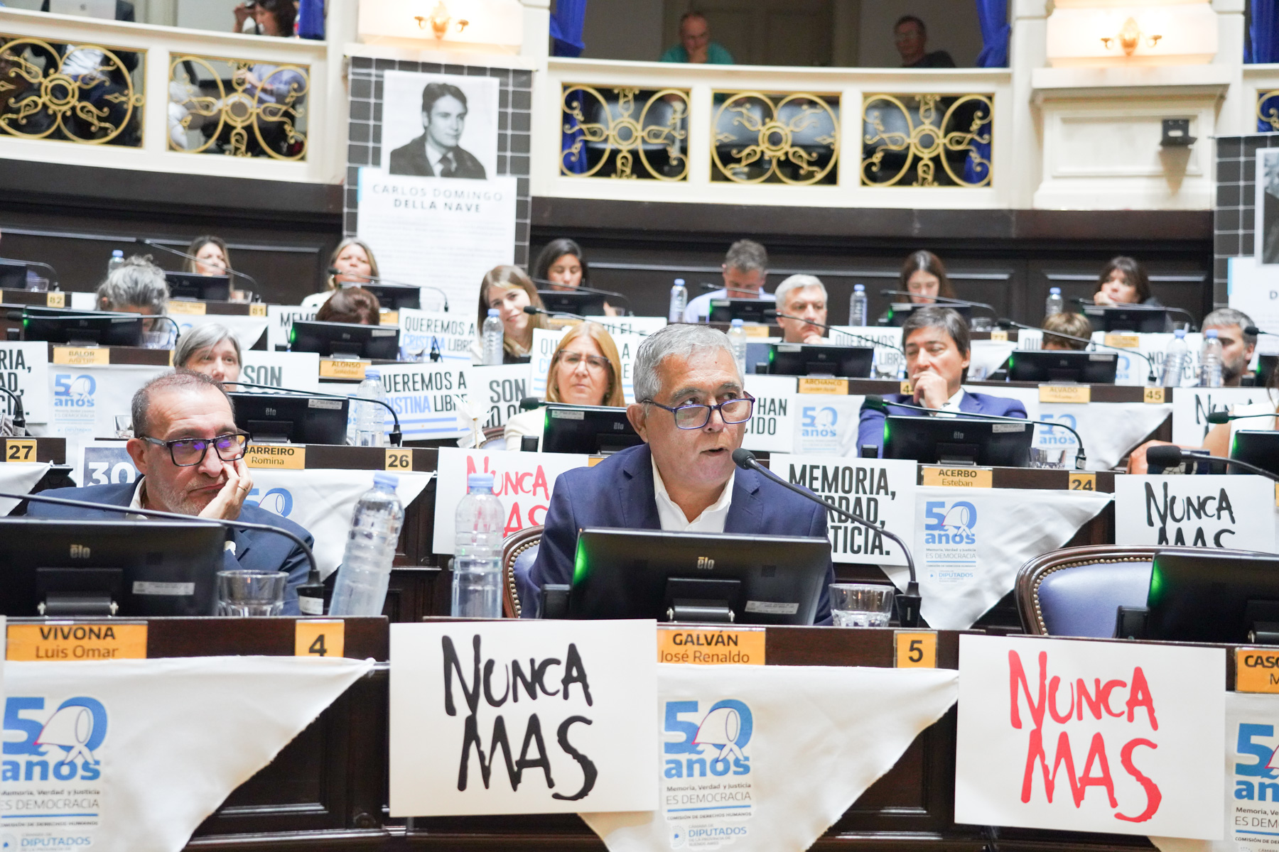 El diputado de Verónica Magario, José Galvan, presentó un proyecto para repudiar la censura de periodistas en Casa Rosada.