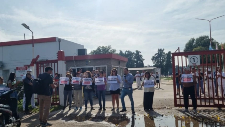 Trabajadores de Lácteos Verónica encabezaron múltiples protestas. 