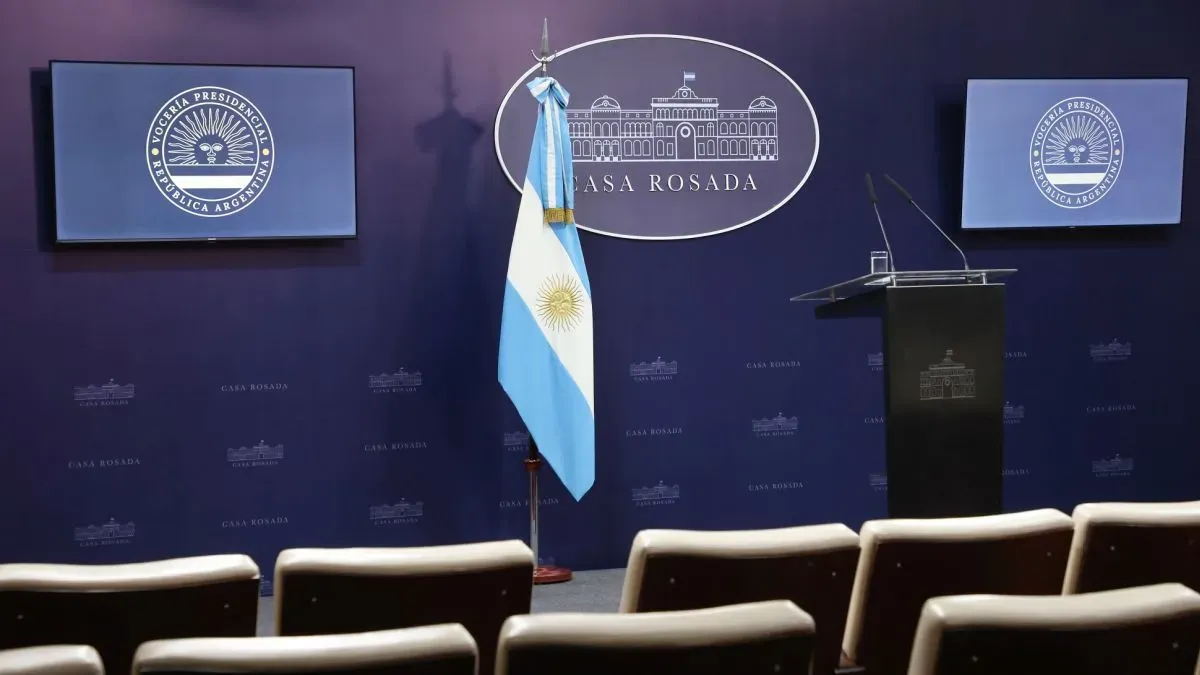 La sala de periodistas de Casa Rosada estuvo inhabilitada por una semana completa. 