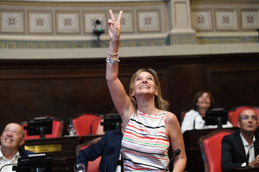 La flamante titular de ACA, la massista Malena Galmarini.
