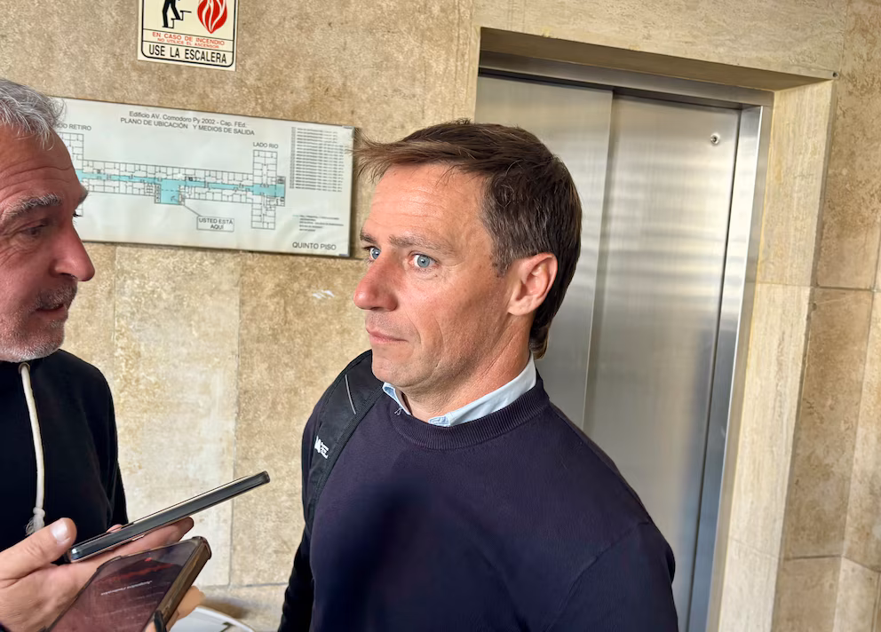 Matías Tabar, el contratista que refaccionó la "casa de fin de semana" de Manuel Adorni. 