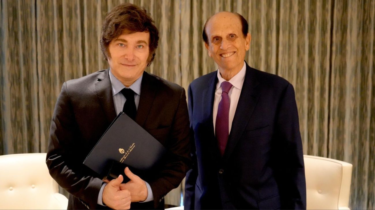 Como primera actividad de la jornada, Milei se reunirá con Michael Milken, fundador del Instituto Milken.