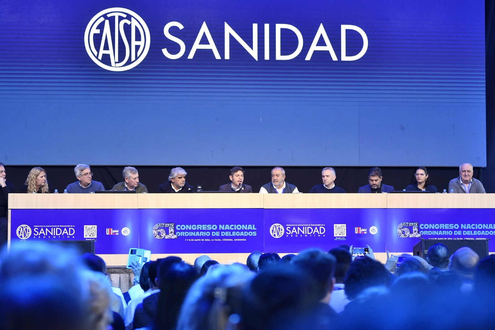 En el congreso de FATSA en Córdoba, el gobernador bonaerense Axel Kicillof llamó a construir una alternativa a Milei con vistas a 2027.