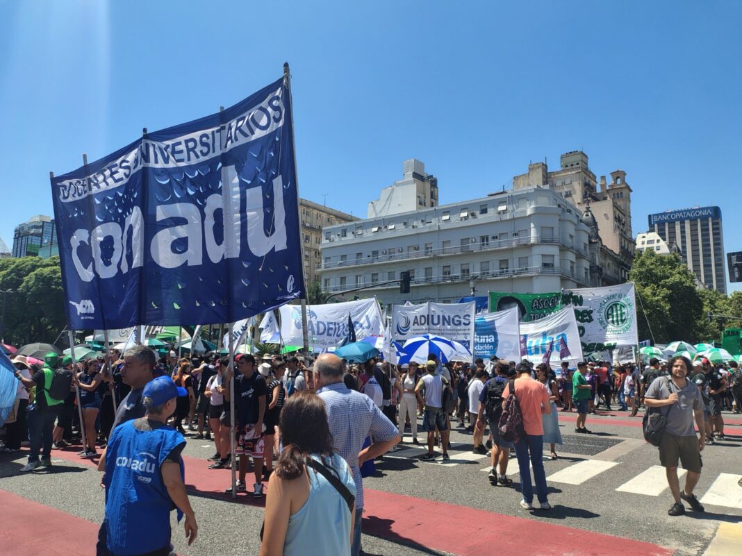 CONADU anunció una nueva semana de paro a partir del 25 de mayo para pedirle al Gobierno nacional la reglamentación de la Ley de Financiamiento.