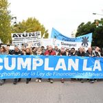 Las universidades profundizan el plan de lucha y comienzan una nueva semana de paro Los gremios docentes inician un nuevo paro nacional de cinco días en las universidades públicas por la Ley de Financiamiento Universitario.