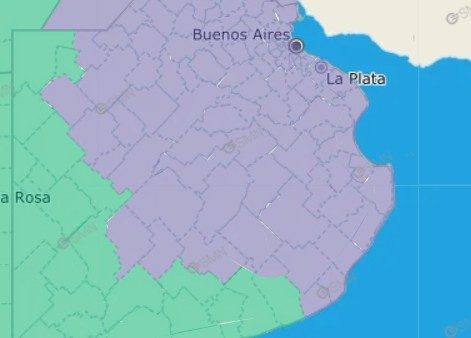 Desde el SMN indicaron que casi 100 municipios de la provincia están en advertencia violeta por la niebla.