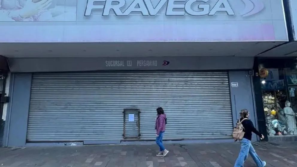 Frávega cerró sucursales en Pergamino y Temperley por la caída de las ventas. 