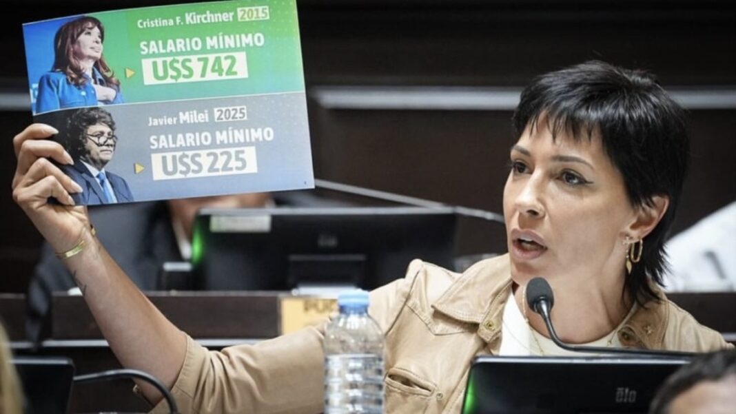 La diputada Mayra Mendoza cuestionó el ajuste que el FMI le sugirió al gobierno de Javier Milei y alertó por la crítica situación económica que atraviesan los trabajadores.
