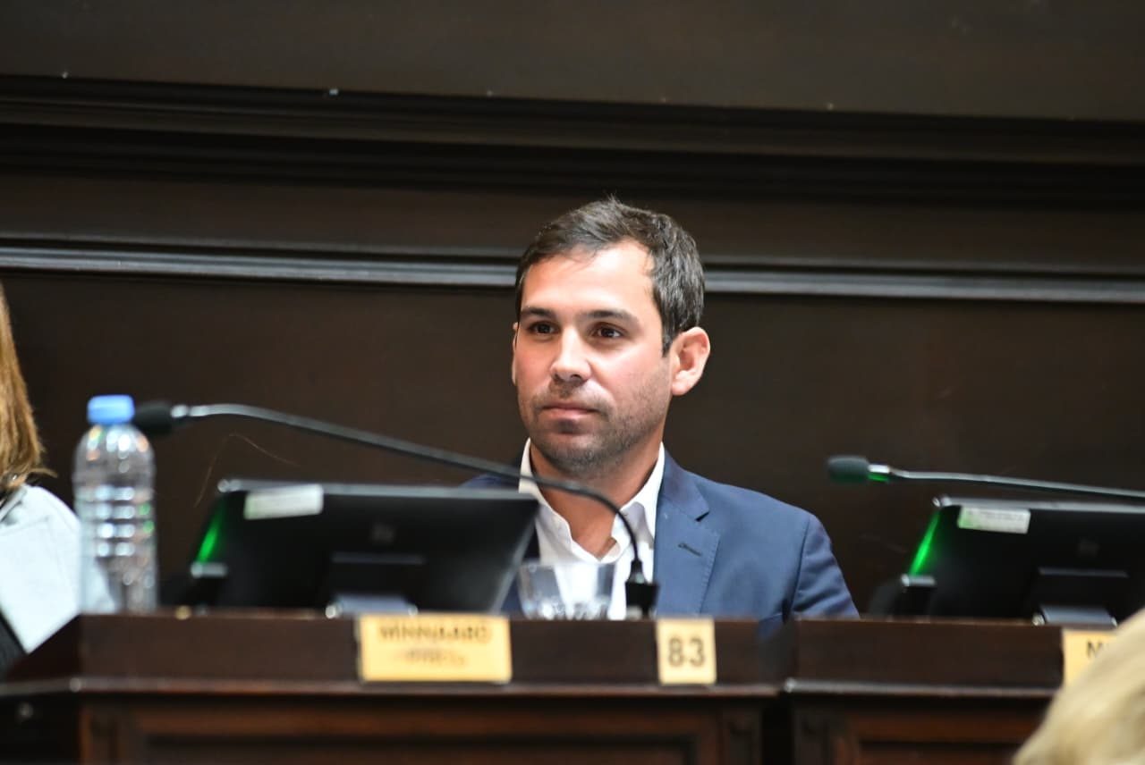 El diputado provincial de la UCR - Unión Cívica Radical, Valentín Miranda, que fue desplazado por el abadista Diego Garciarena. 