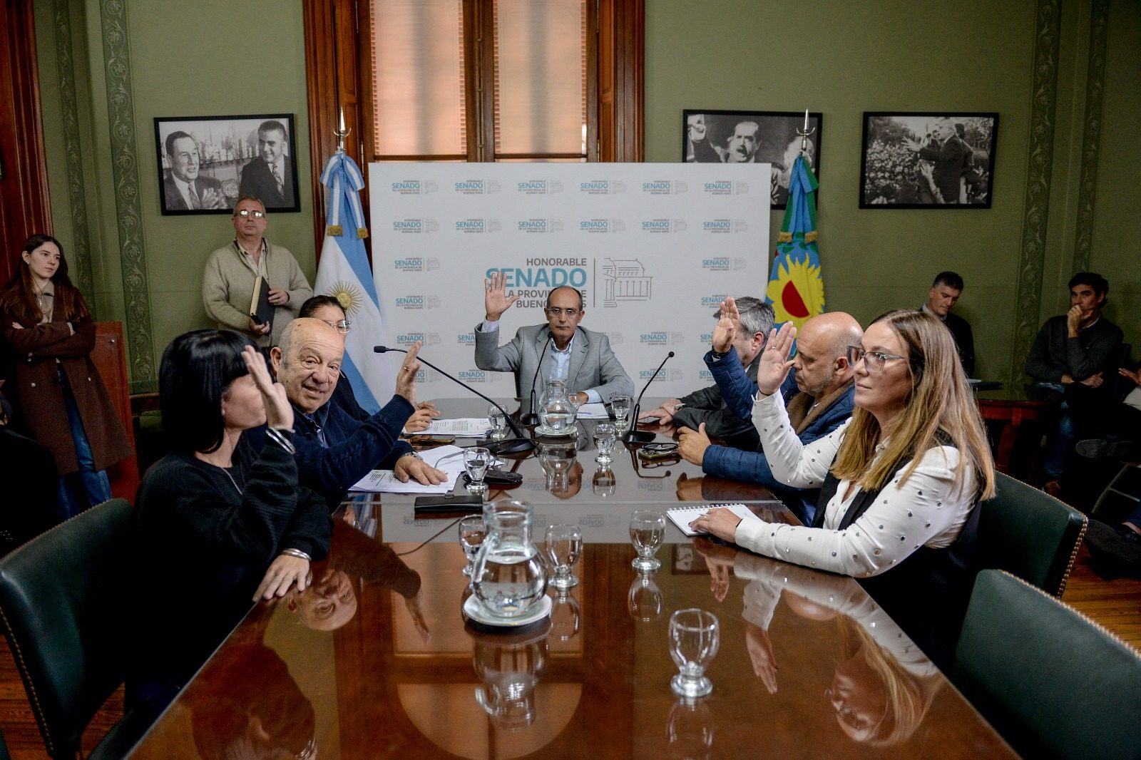 Senado bonaerense: en la reunión constitutiva de la comisión de Transporte, Puertos e Intereses Marítimos, Pisano asumió como presidente.