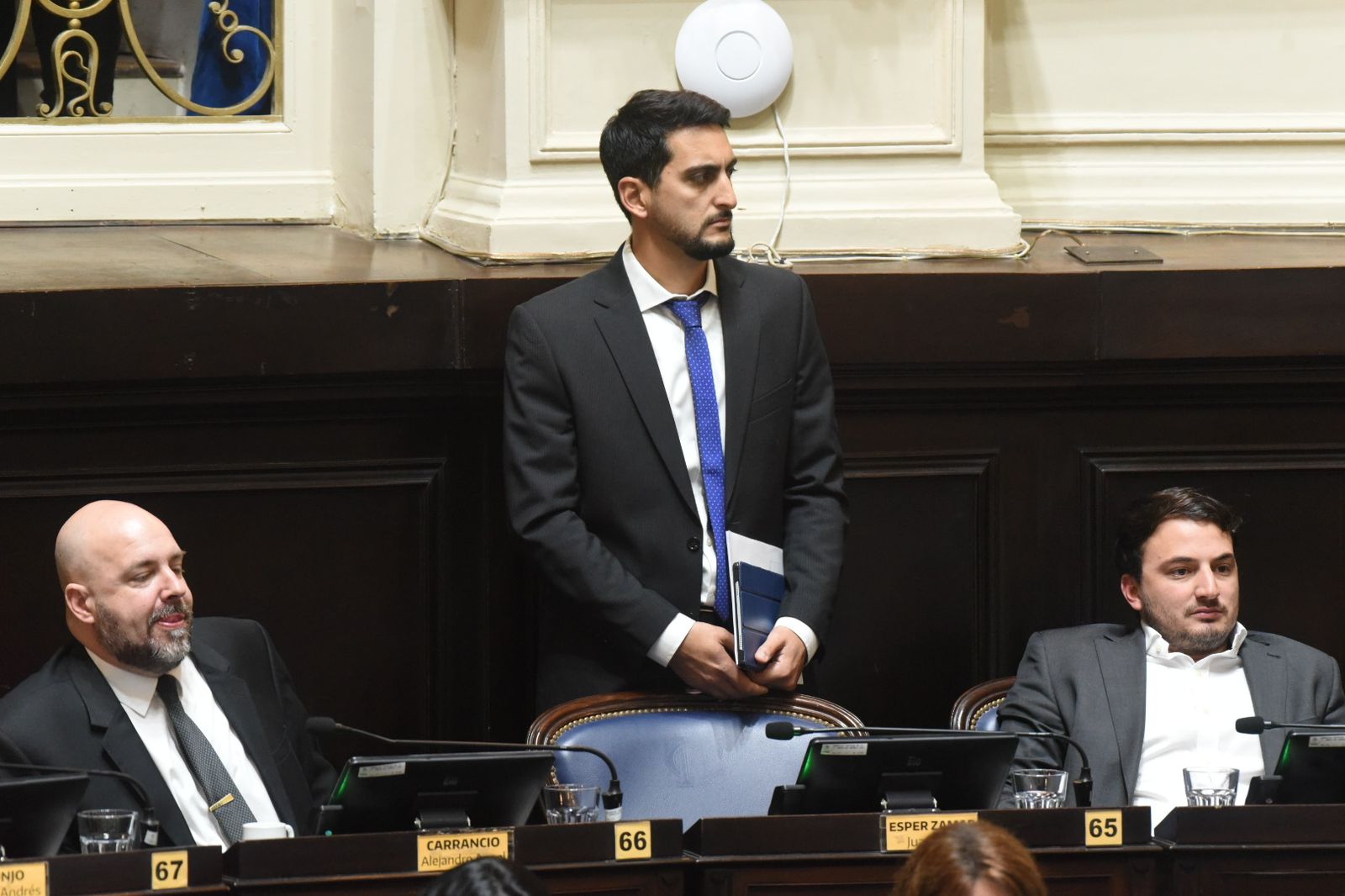 El diputado bonaerense del monobloque Derecha Popular, Juan Jpsé Esper 