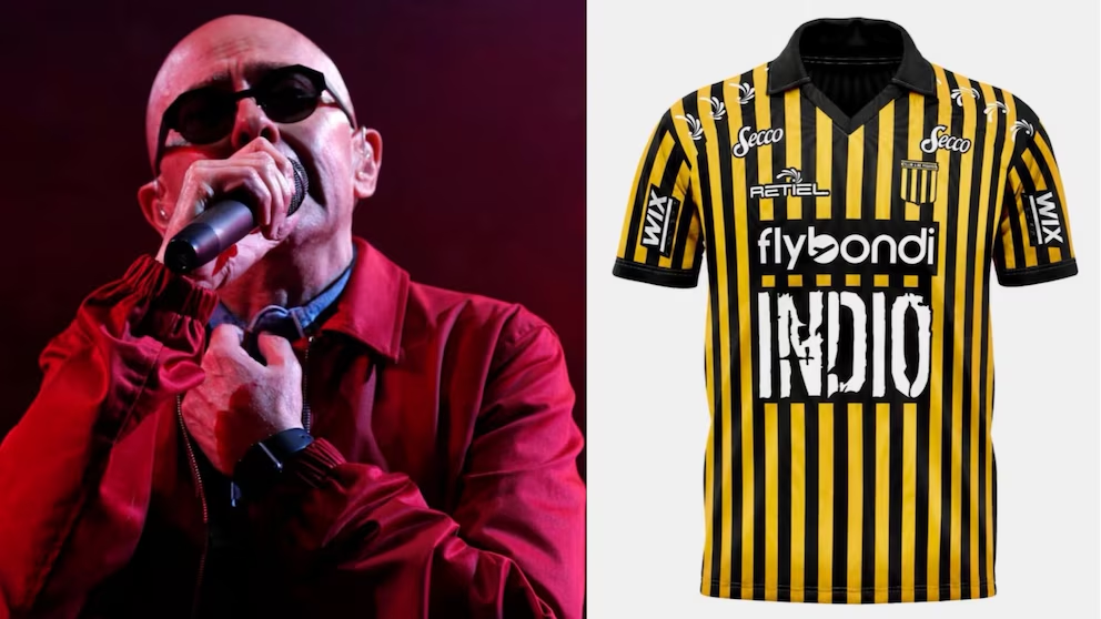 El Club Almirante Brown estampará el logo del Indio Solari en su camiseta. 