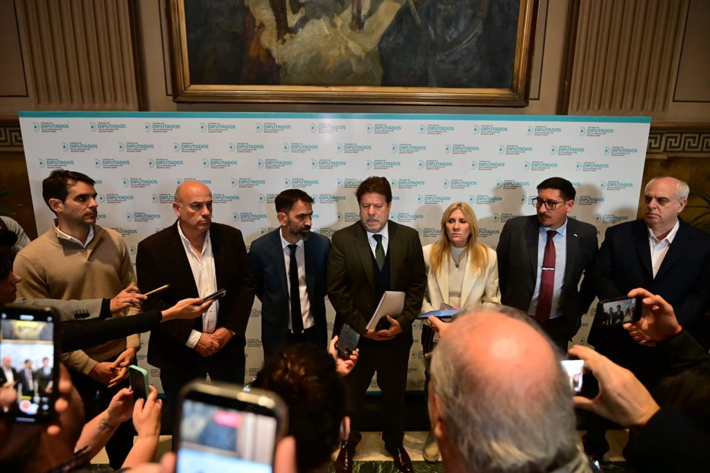 Los jefes de bloque de la oposición salieron en tandem a cuestionar al oficialismo por no querer dar el debate de las problematicas del IOMA.