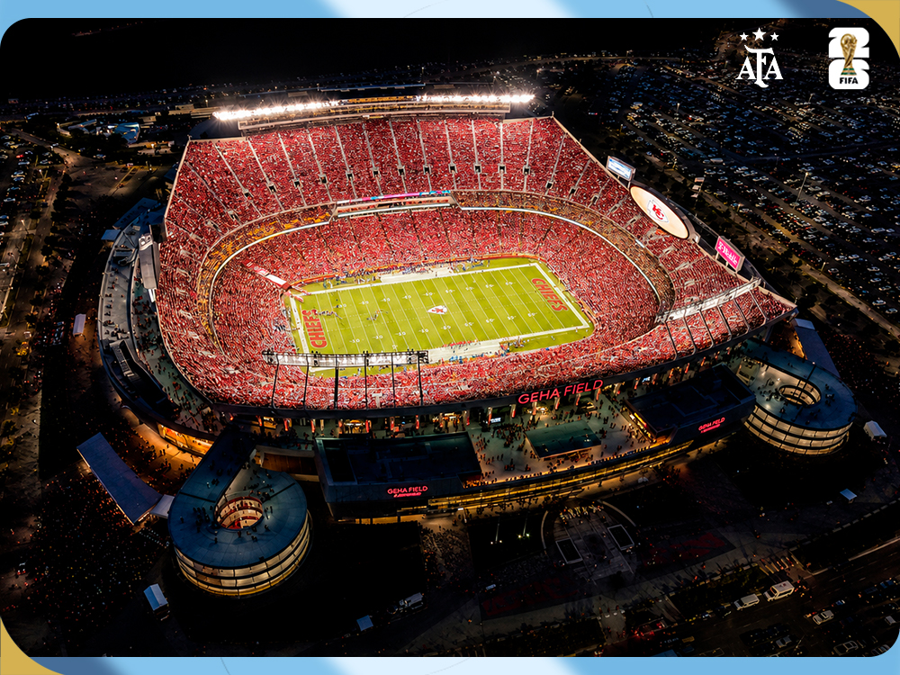 El Estadio Kansas City, lugar donde Argentina debutará en el Mundial de Fútbol 2026.