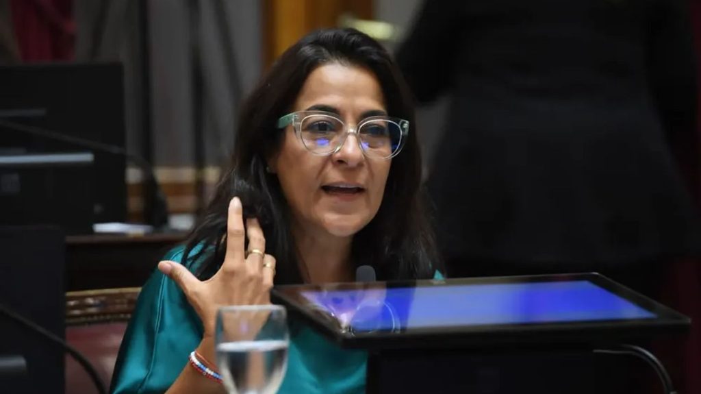 Carolina Moisés, la senadora nacional de Jujuy que ingresó al Congreso por una lista del peronismo.