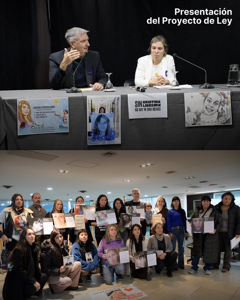 Ariel Archanco difundió en sus redes la presentación de su proyecto para reforzar la protección judicial de víctimas de violencia de género.