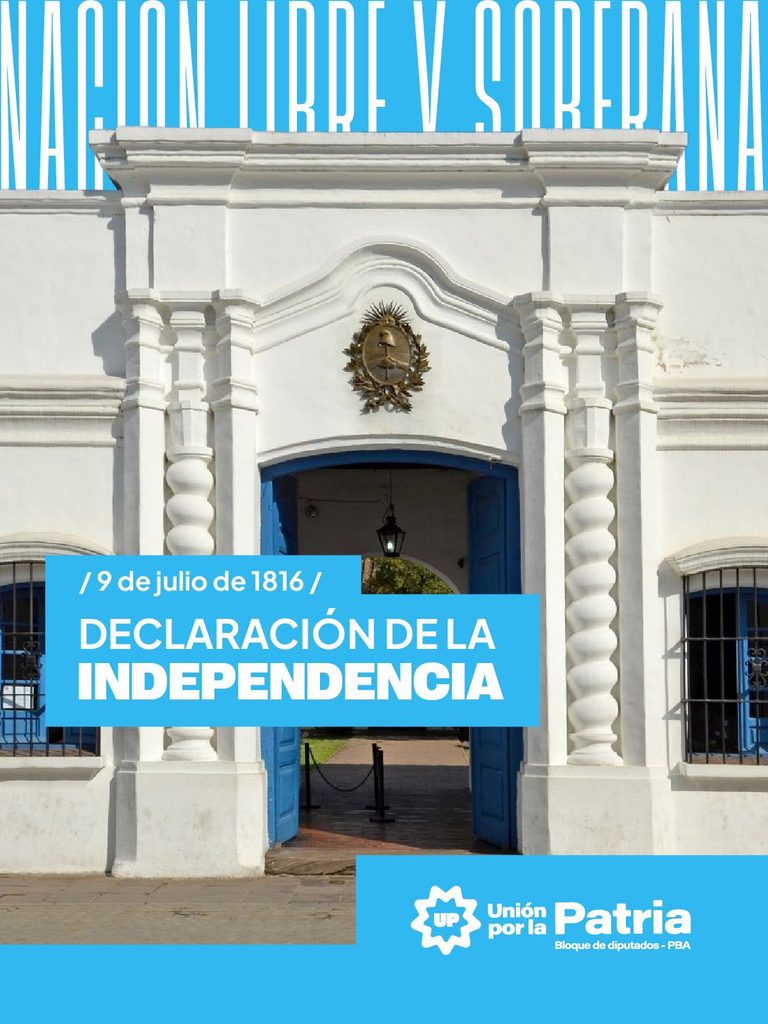 Los diputados bonaerenses de Fuerza Patria compartieron un saludo por el 9 de Julio.
